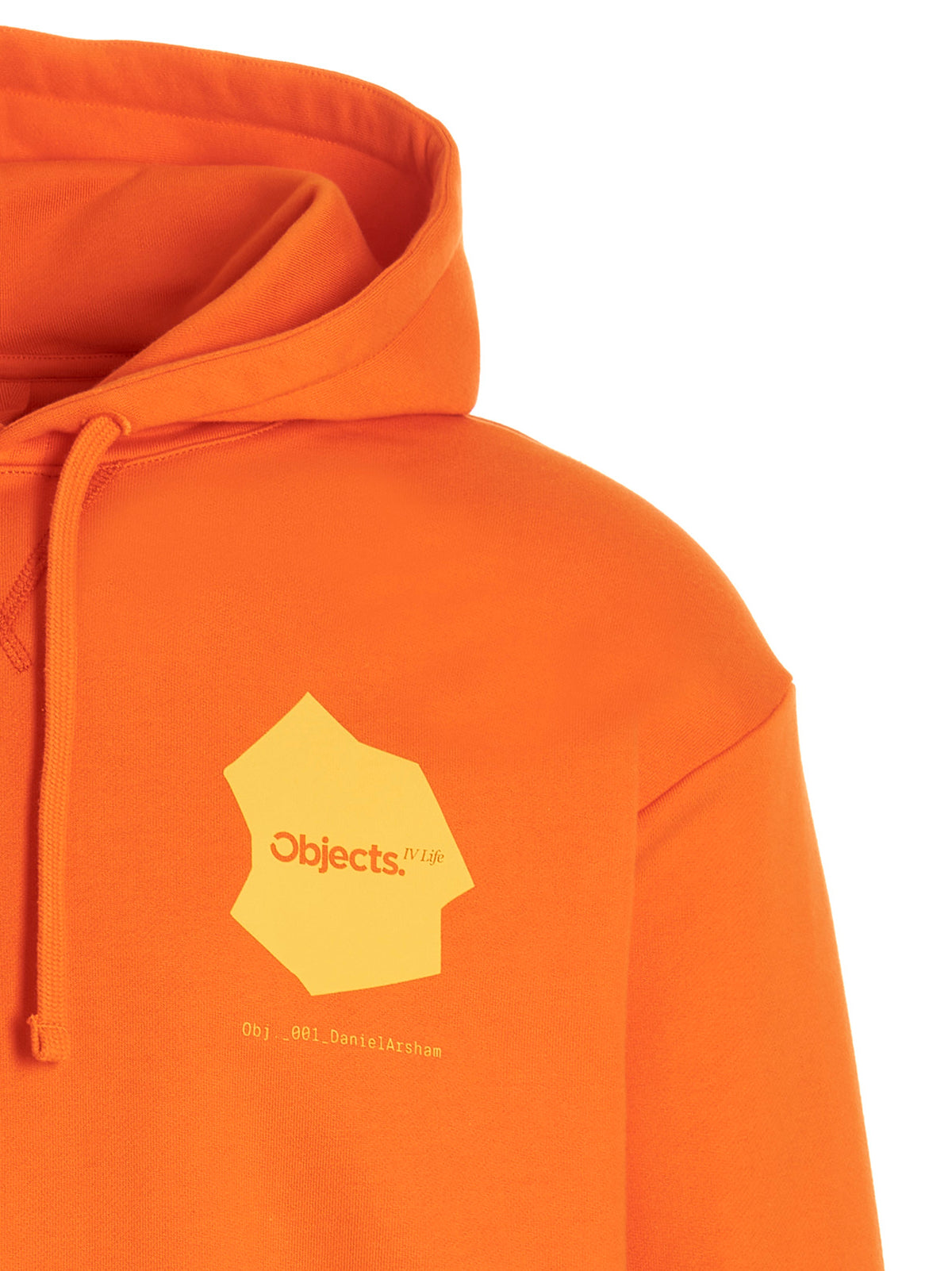 Sudadera de algodón naranja Objects IV Life