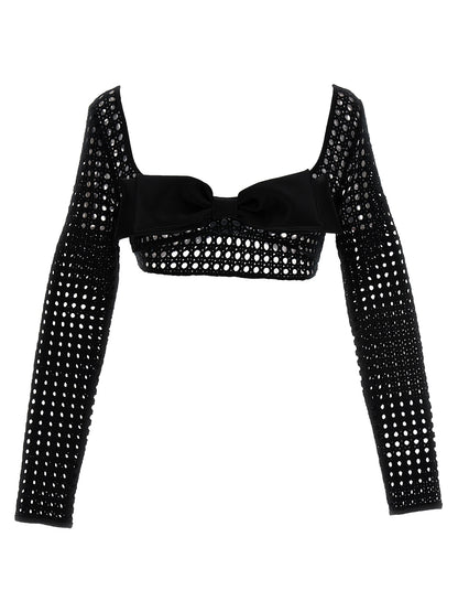Giambattista Valli Black Polyester Blouse