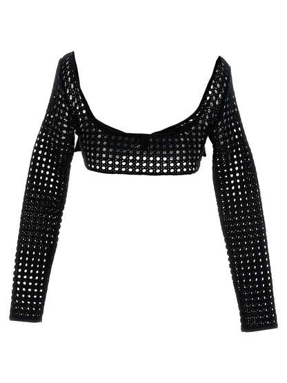 Giambattista Valli Black Polyester Blouse