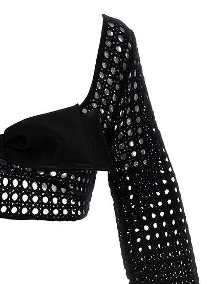 Giambattista Valli Black Polyester Blouse