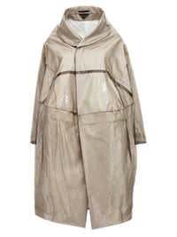 Comme Des Garçons Gray Polyethylene Coat