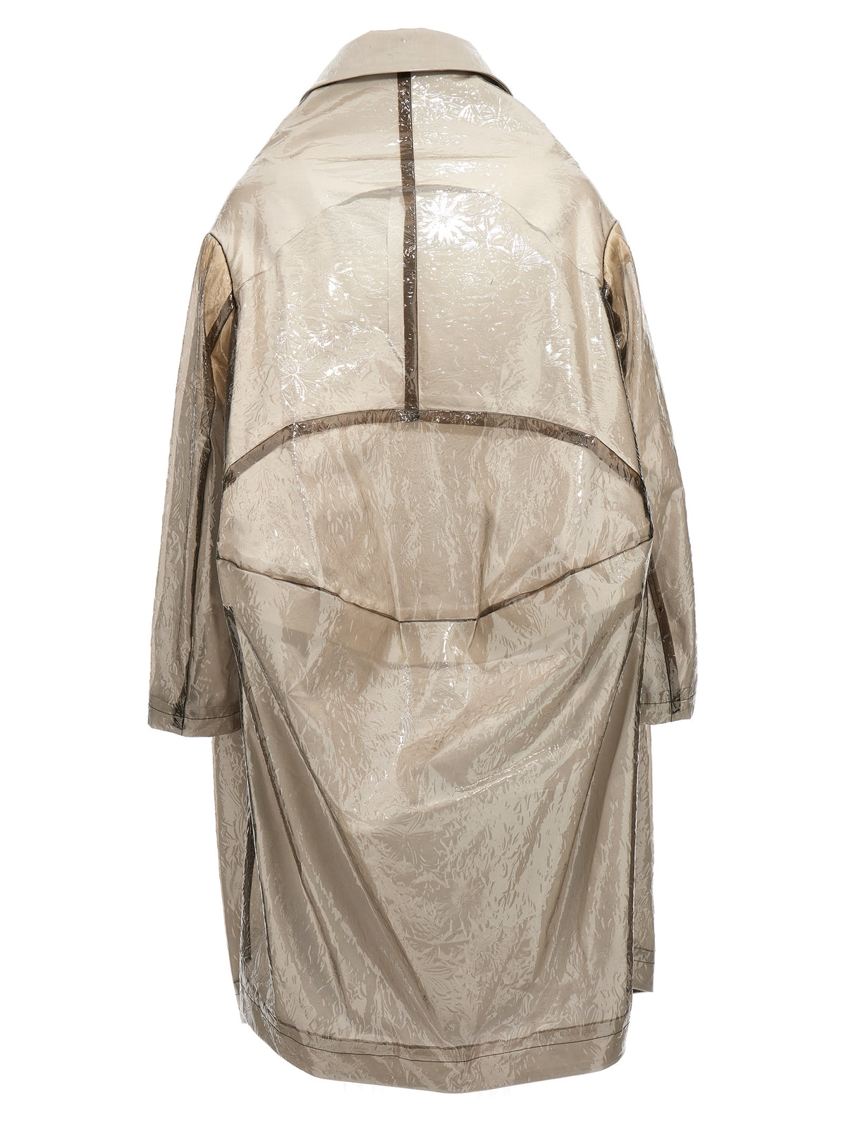 Comme Des Garçons Grauer Polyethylenmantel