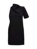 Sportmax zwarte korte jurk van viscose