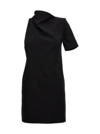 Sportmax Black Viscose Short Dress