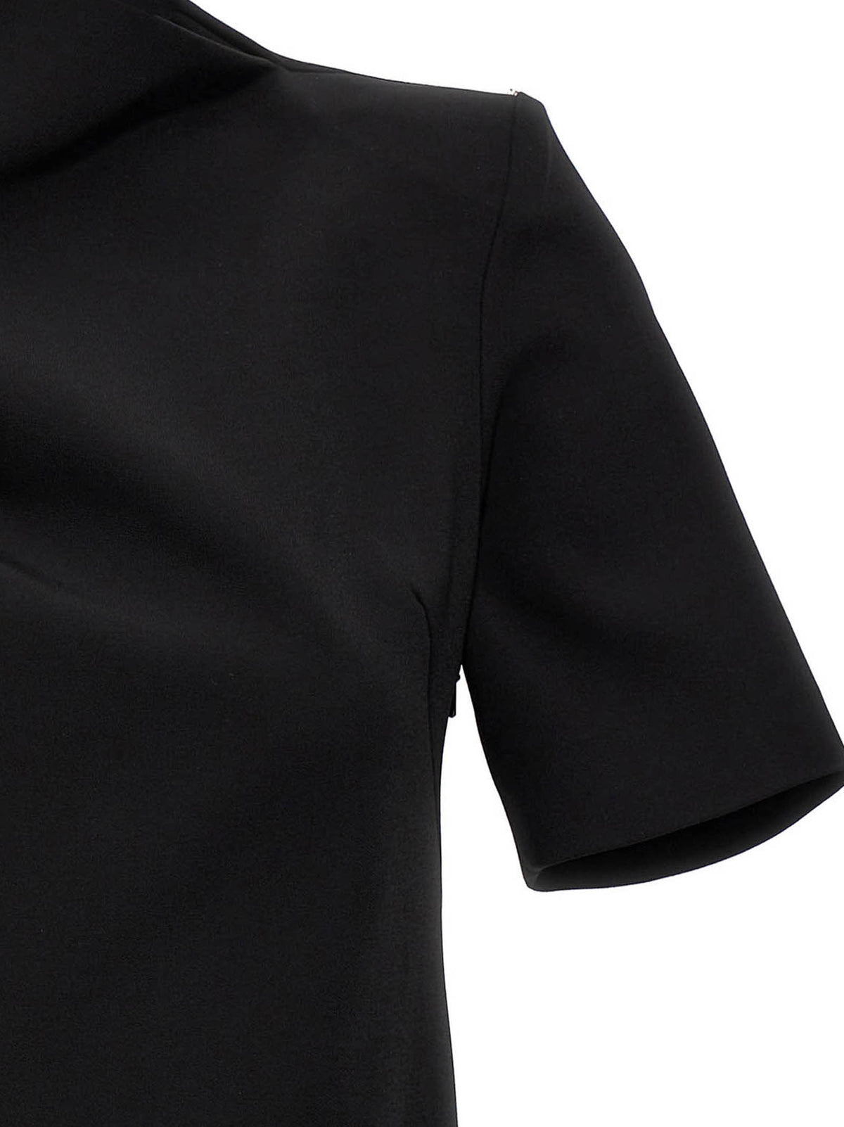 Sportmax zwarte korte jurk van viscose