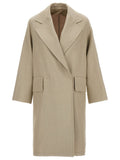 Max Mara Beige Linnen Jas