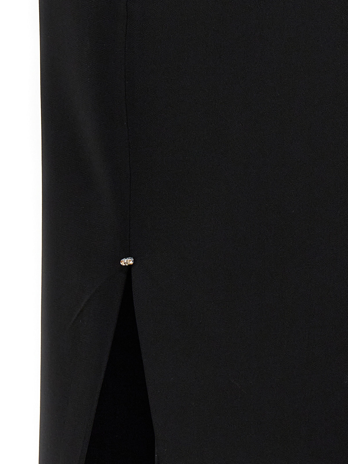 Sportmax Black Viscose Long Dress