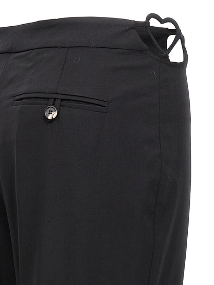 Nensi Dojaka Black Virgin Wool Dress Pants