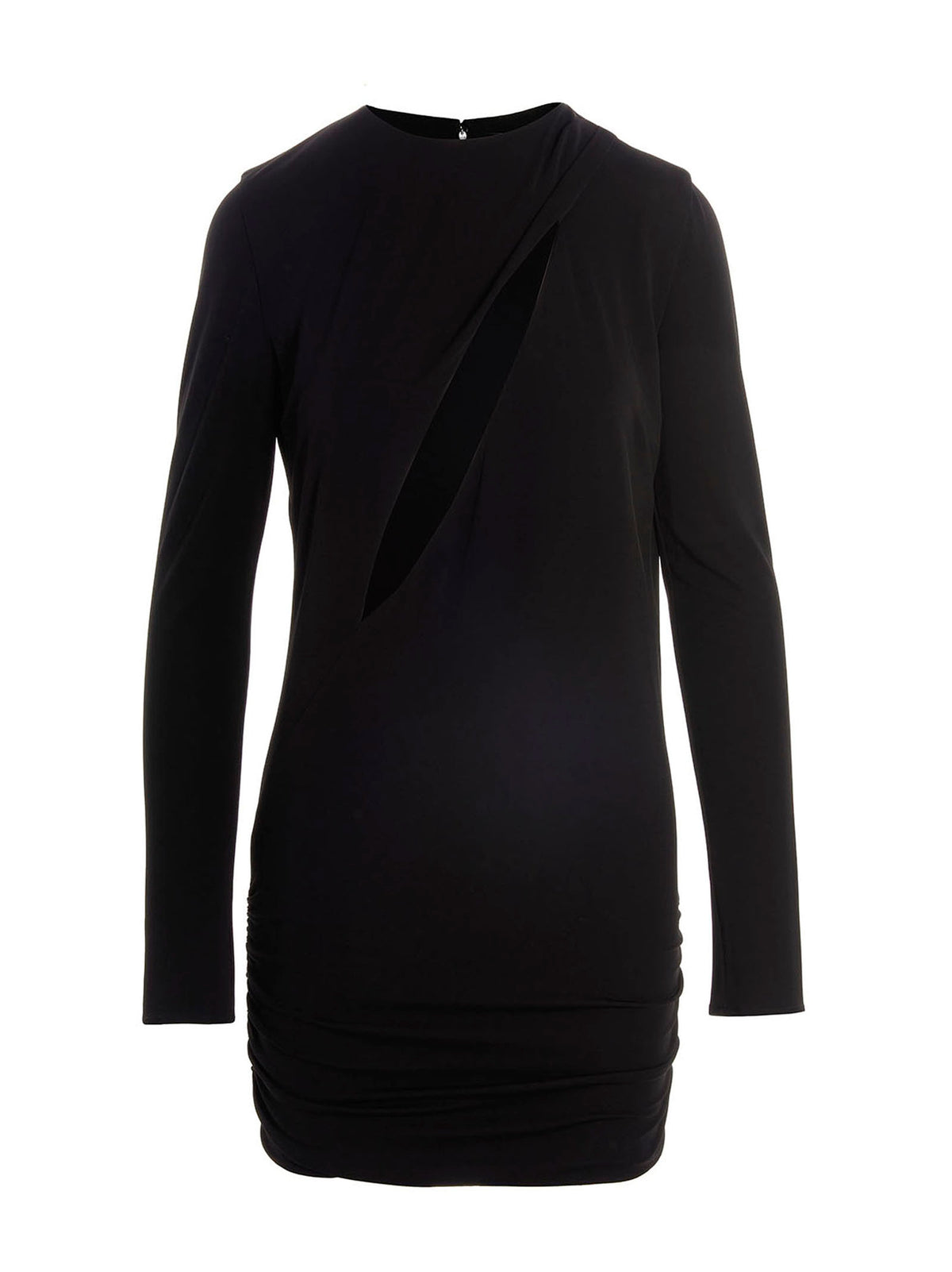 Abito corto Versace in viscosa nera