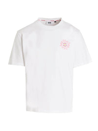 GCDS White Cotton T-Shirt