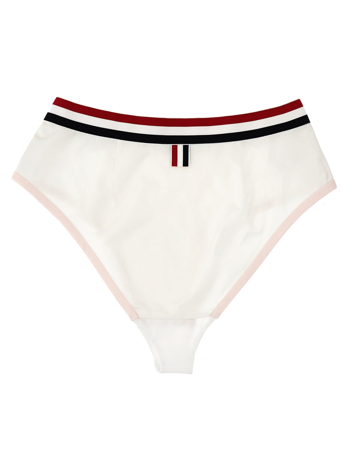 Slip in cotone bianco Thom Browne