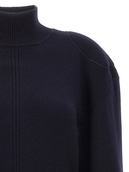 Stella McCartney Blue Wool Midi Dress