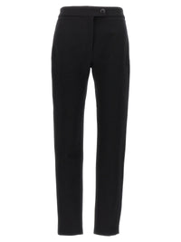 Ferragamo Black Elastane Skinny Pants