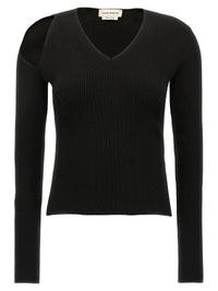 Alexander McQueen Black Wool Cardigan