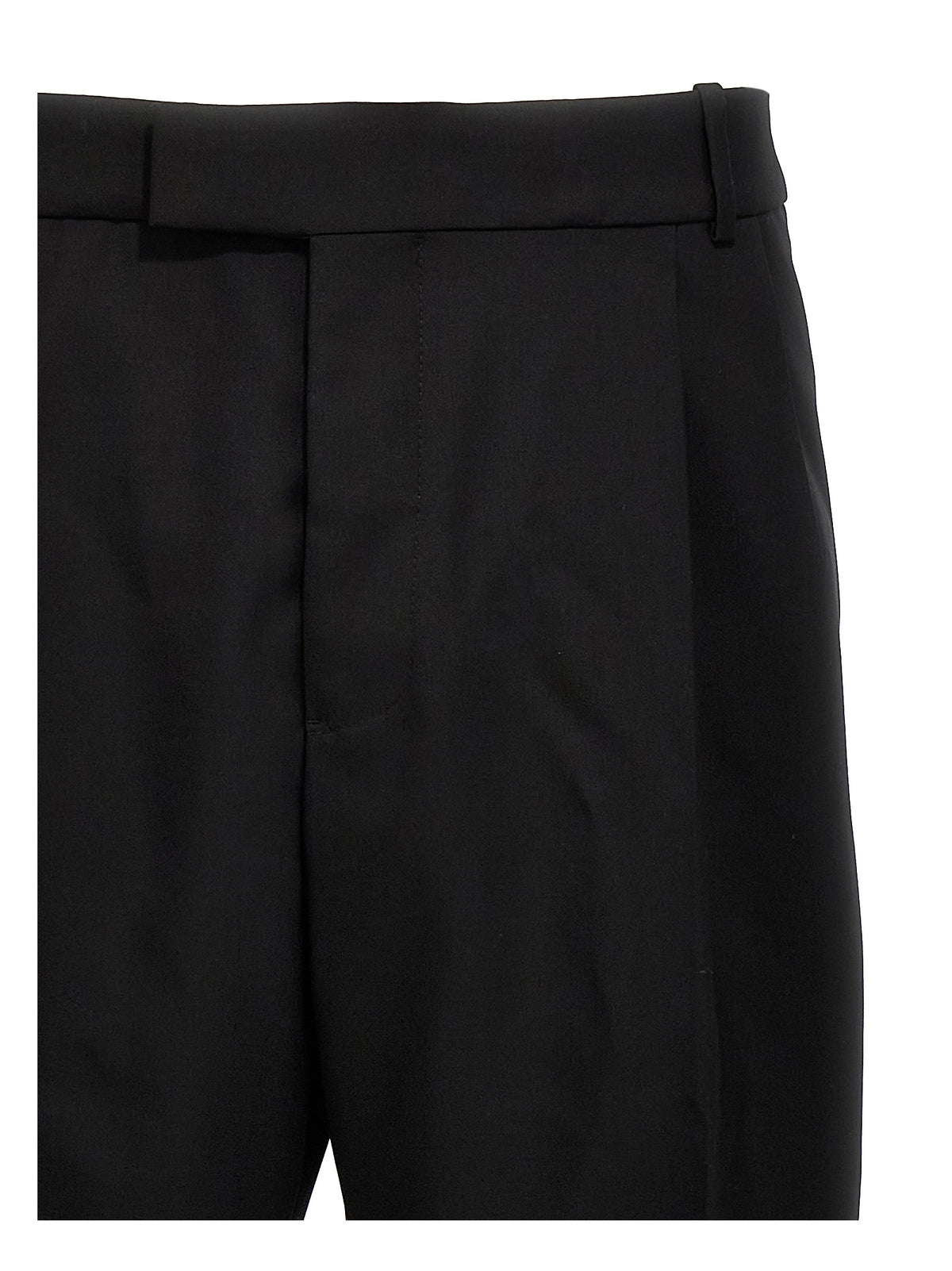 Alexander McQueen svarta kostymbyxor i ull