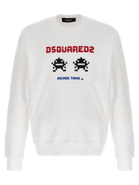 Dsquared² White Cotton Sweatshirt