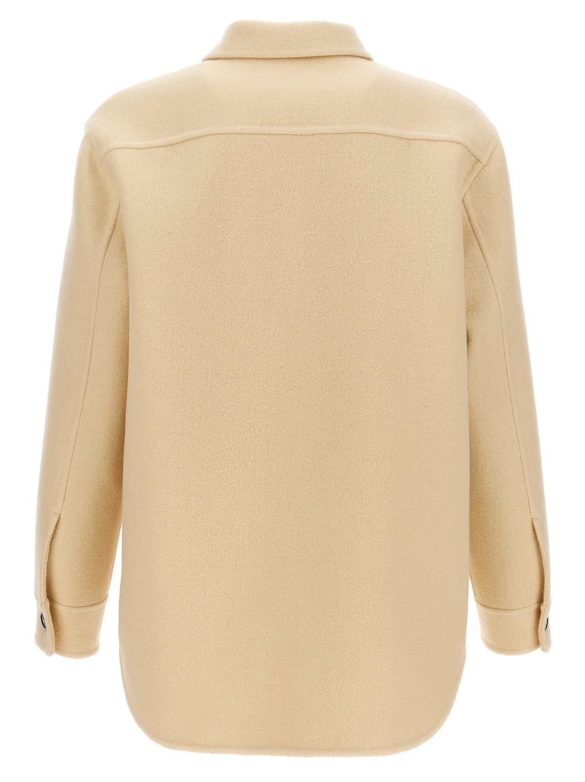 Abrigo Jil Sander de lana virgen beige