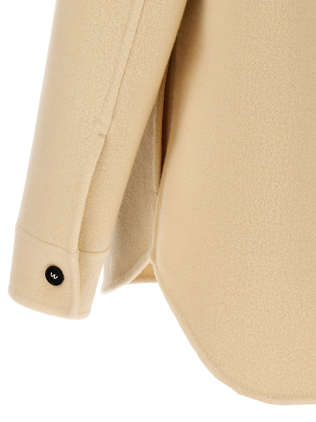 Abrigo Jil Sander de lana virgen beige