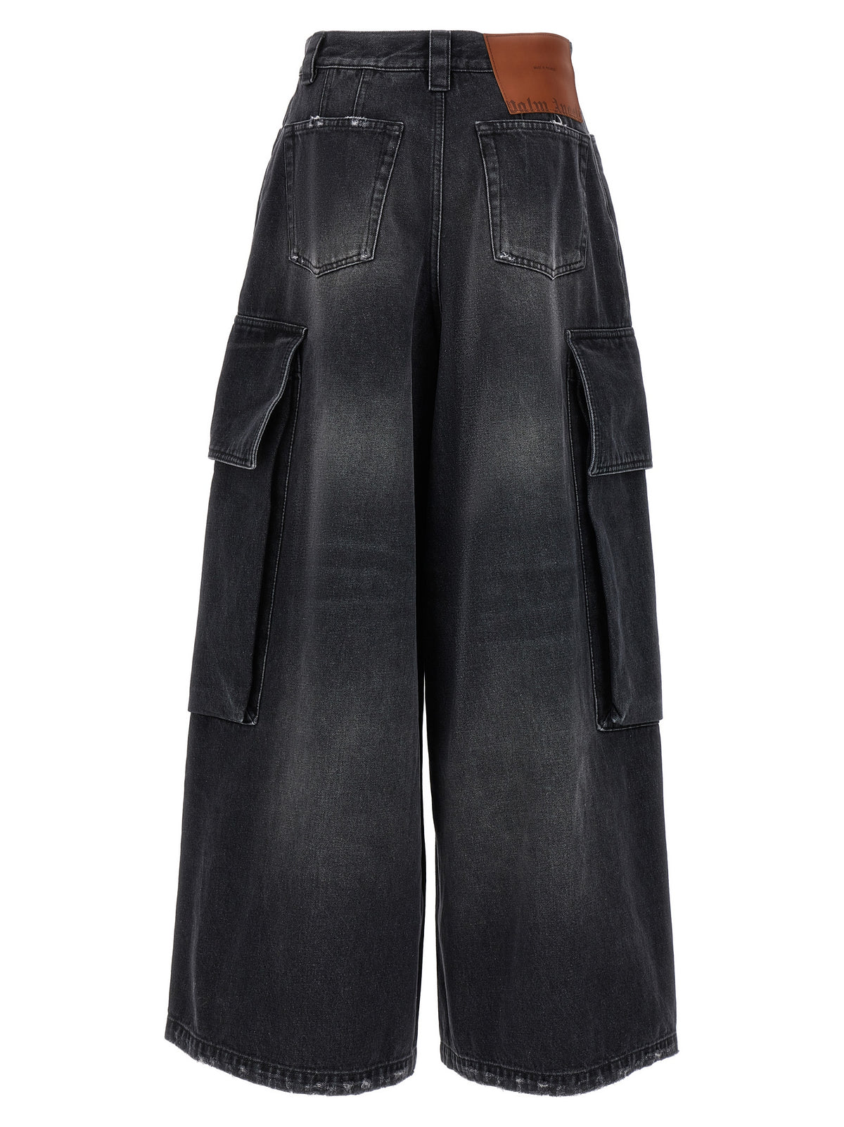 Pantalón corto cargo de algodón gris de Palm Angels