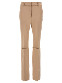 Sportmax Beige Polyester Dress Pants