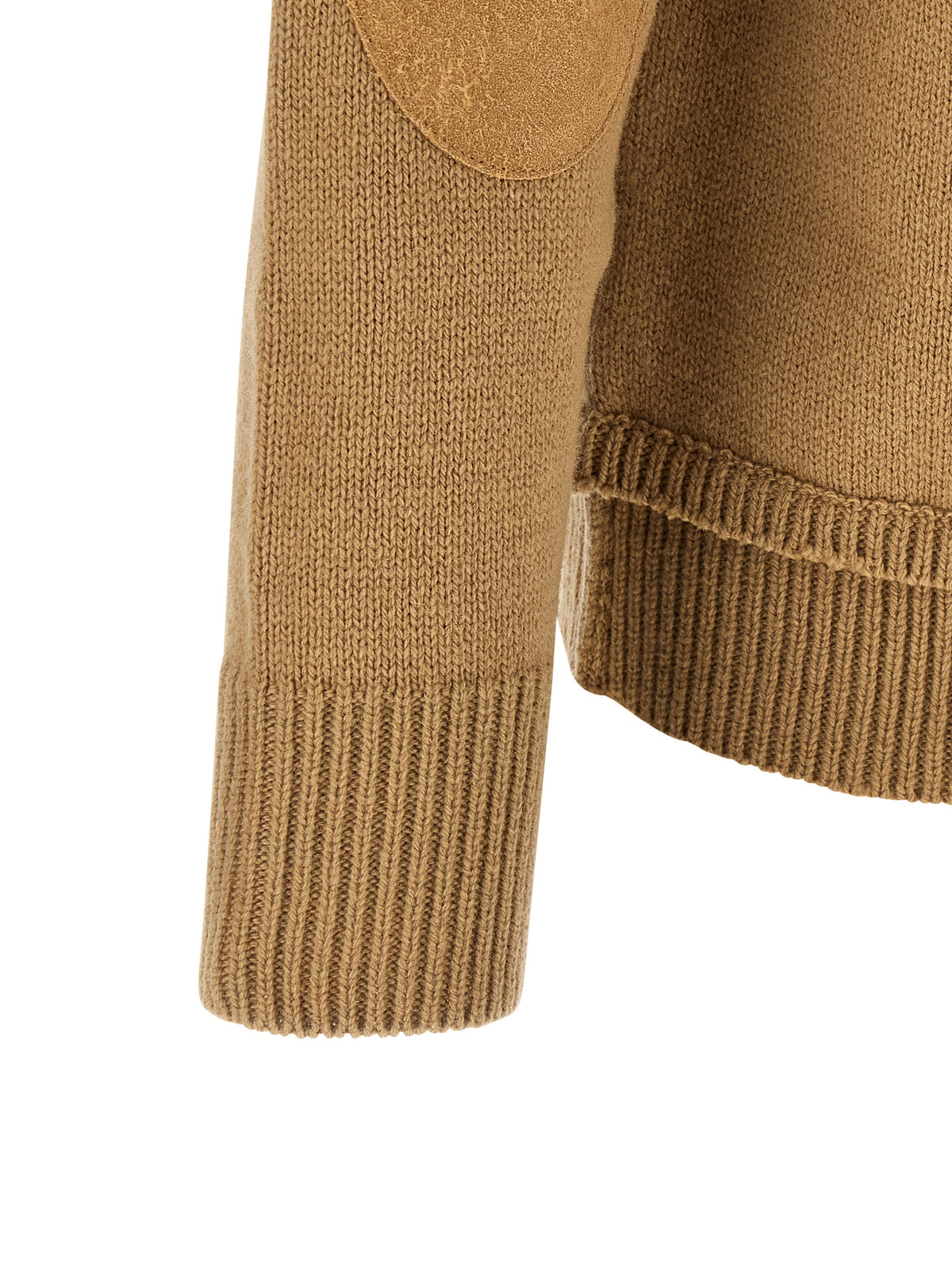 Cárdigan Maison Margiela de lana beige