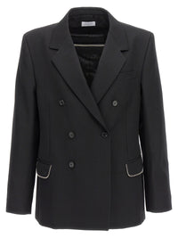 Off-White Black Virgin Wool Blazer