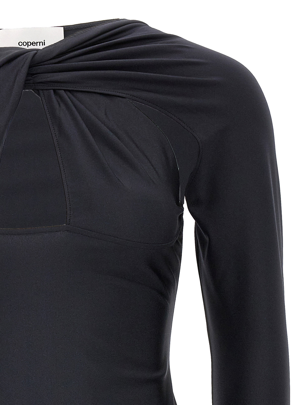 Vestido corto Coperni de poliamida negra