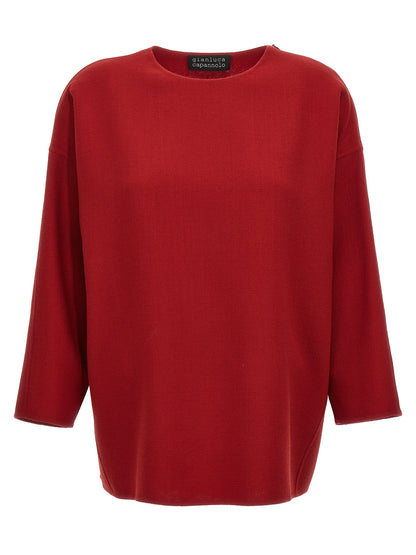 Gianluca Capannolo Red Virgin Wool Shirt