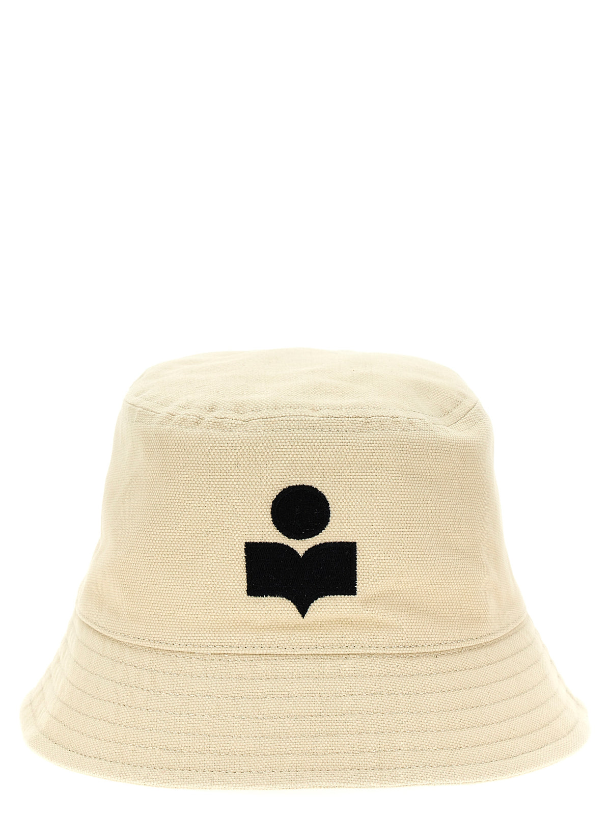 Sombrero bucket de algodón beige Isabel Marant