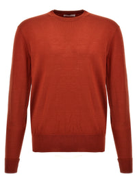 PT Torino Red Virgin Wool Cardigan