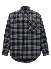 Off-White Gray Cotton Shell Jacket