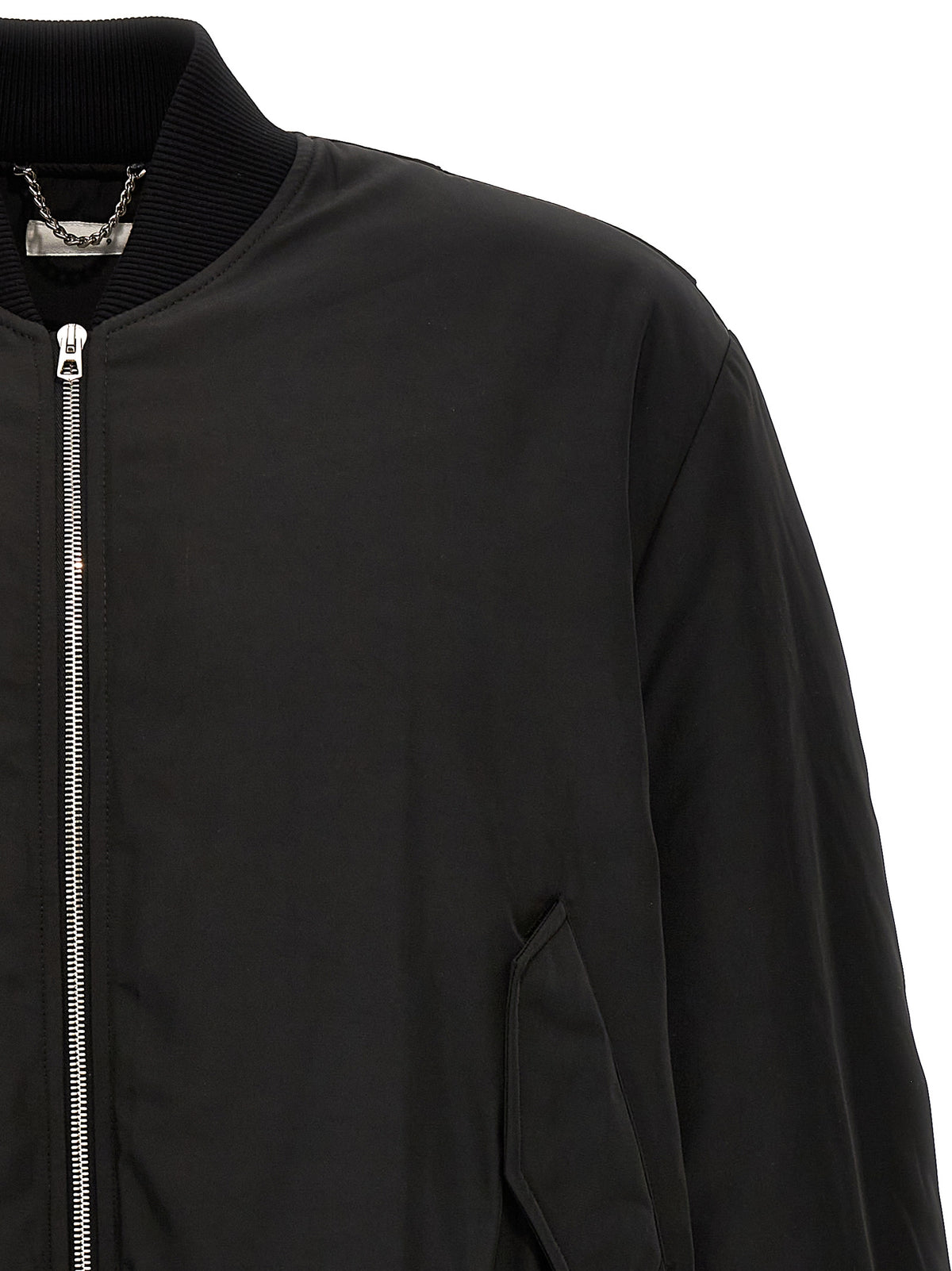 1989 Studio Zwarte Polyester Bomberjack