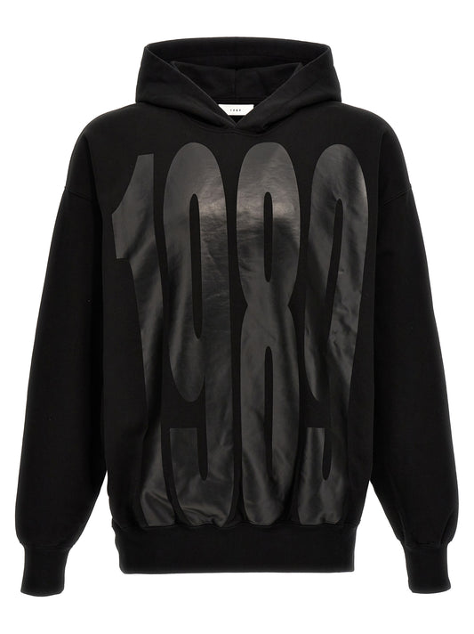 Sweat-shirt en coton noir Studio 1989