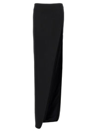Ann Demeulemeester Black Lamb Leather Mini Skirt