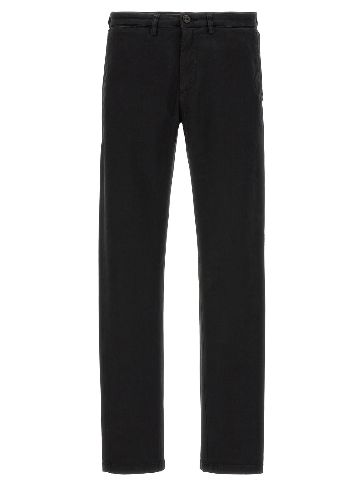 Department 5 Black Cotton Casual Pants