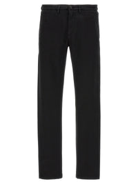 Department 5 Black Cotton Casual Pants