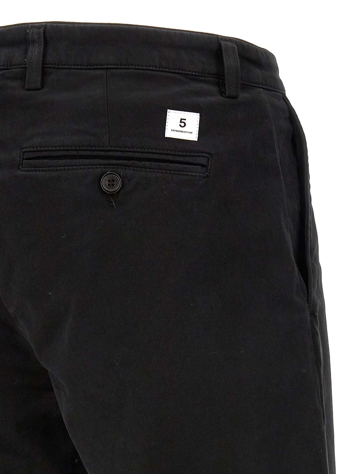 Department 5 Zwarte Katoenen Casual Broek