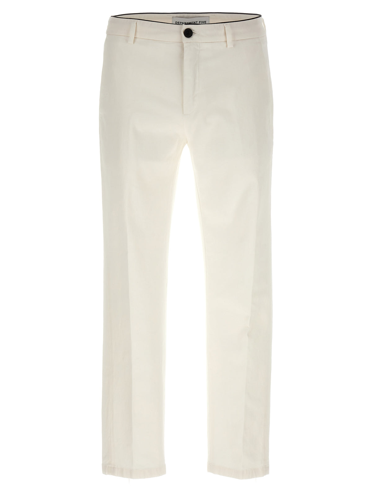 Department 5 White Cotton Pants