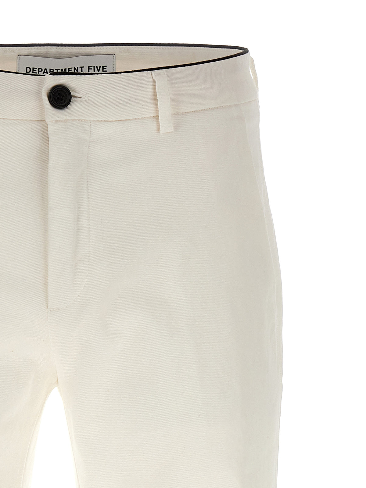 Department 5 White Cotton Pants