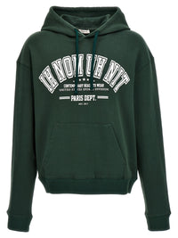 IH NOM UH NIT Sweat-shirt bicolore en coton