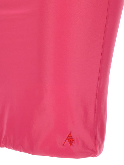 Gonna lunga The Attico in poliammide fucsia