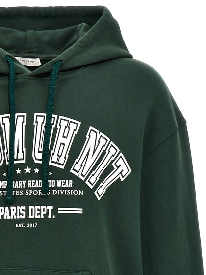 IH NOM UH NIT Sweat-shirt bicolore en coton