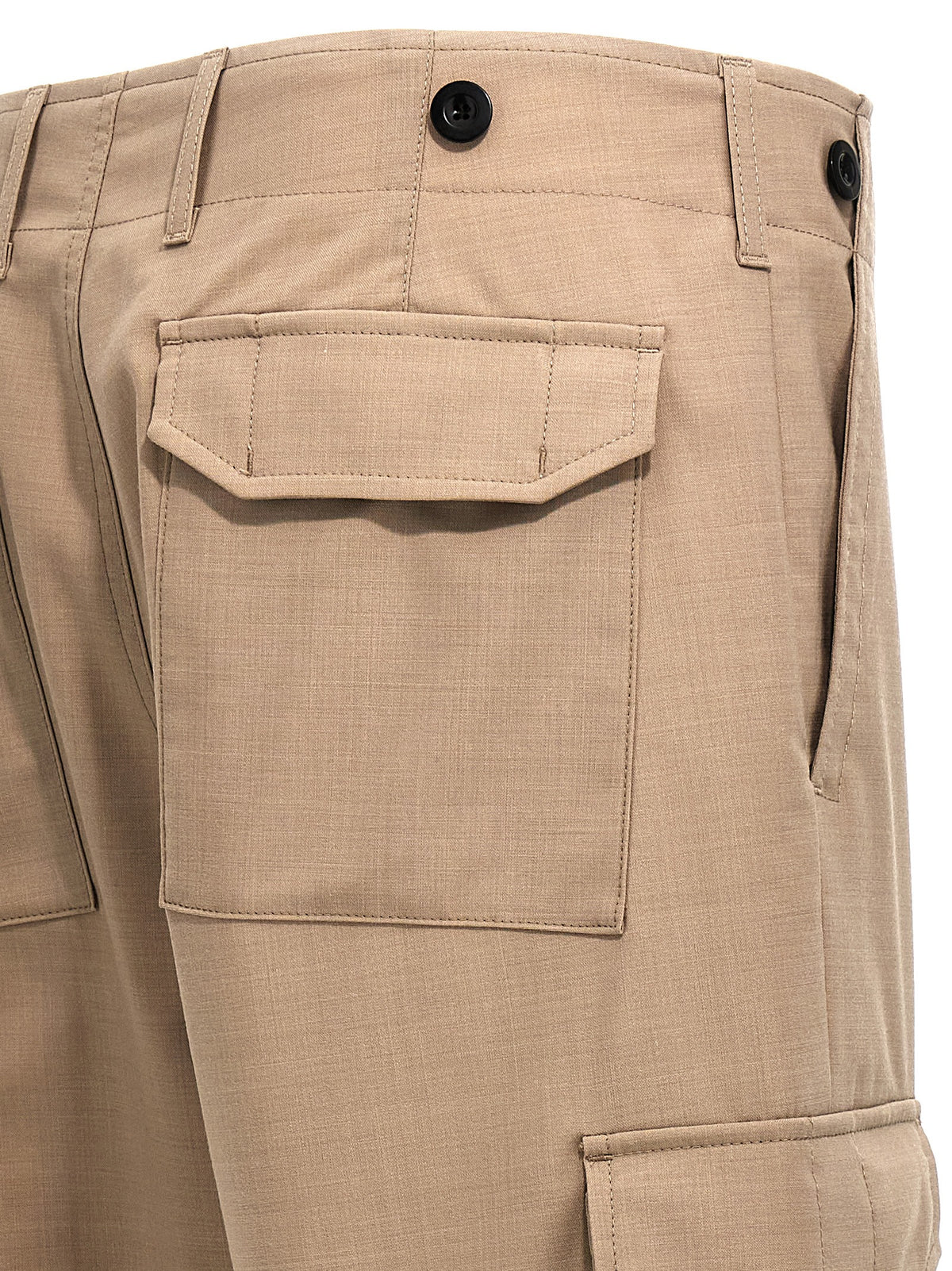 Pantaloni cargo Department 5 in poliestere beige