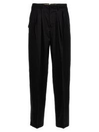 PT Torino Black Virgin Wool Dress Pants