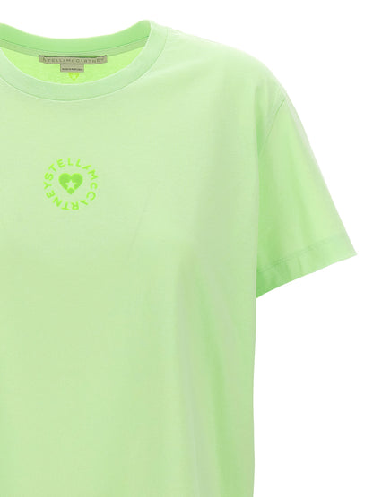 T-shirt bicolore in cotone Stella McCartney