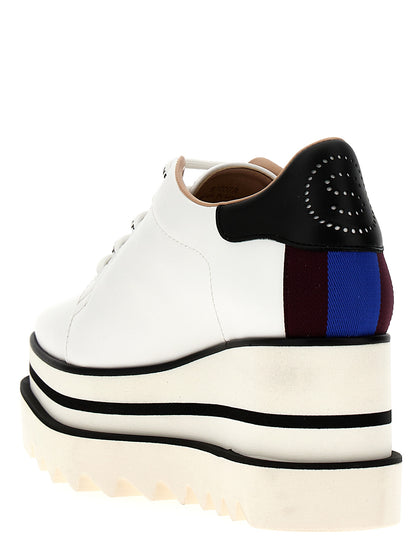 Sandales compensées bicolores en polyéthylène Stella McCartney