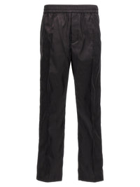 Pantalon décontracté en polyamide noir Valentino Garavani