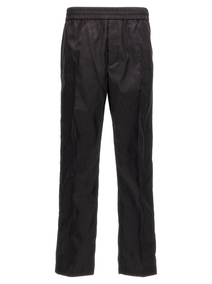 Pantalon décontracté en polyamide noir Valentino Garavani