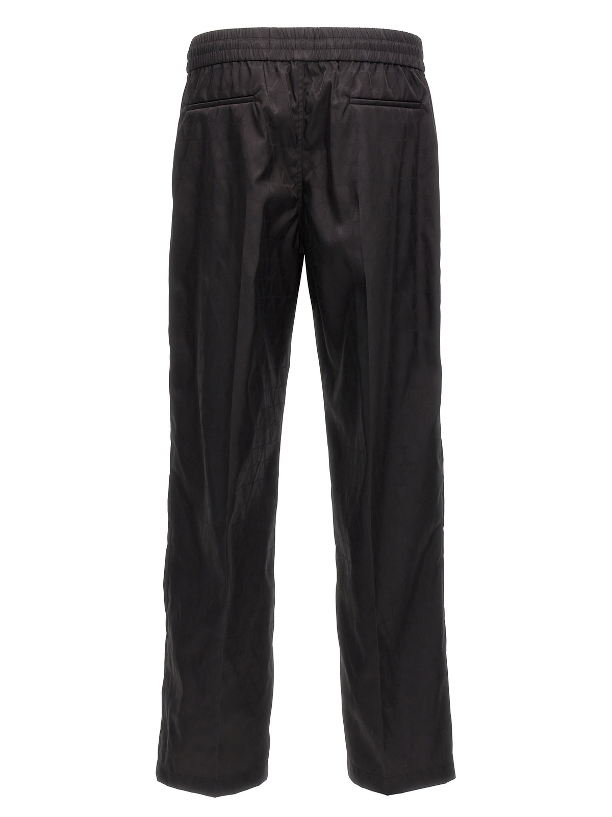 Pantalon décontracté en polyamide noir Valentino Garavani