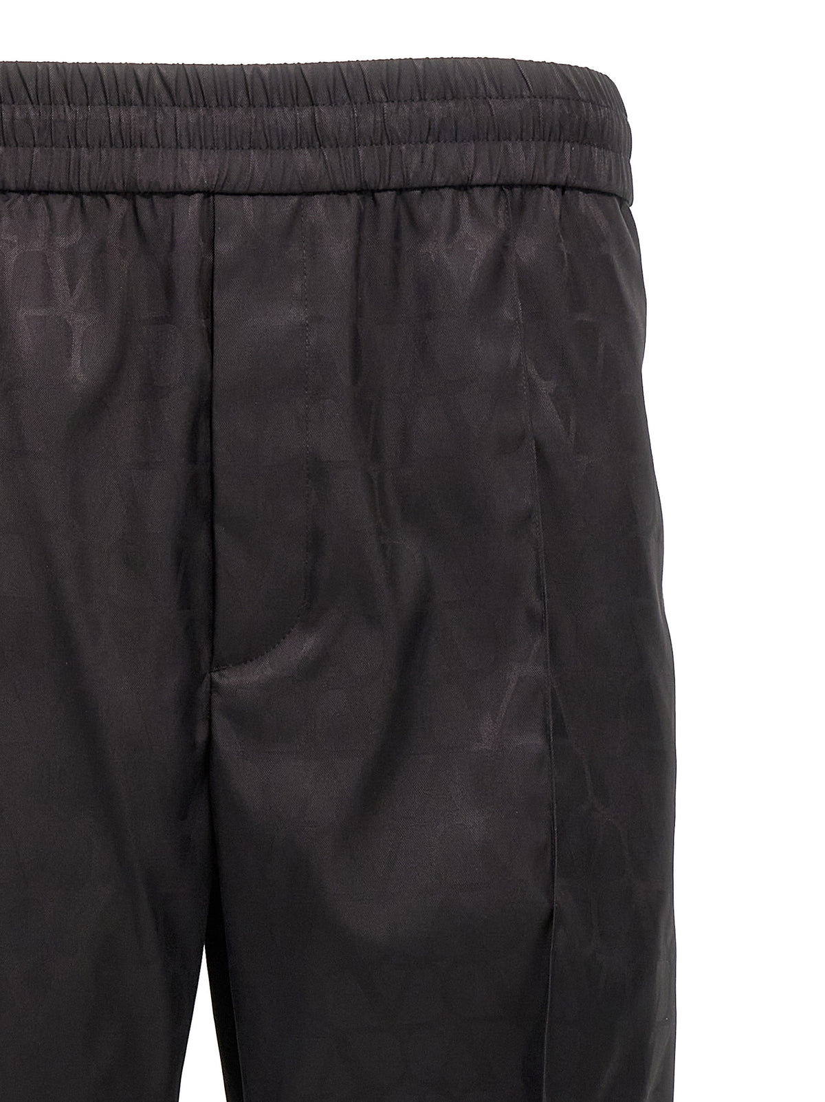 Valentino Garavani Zwarte Casual Broek Van Polyamide